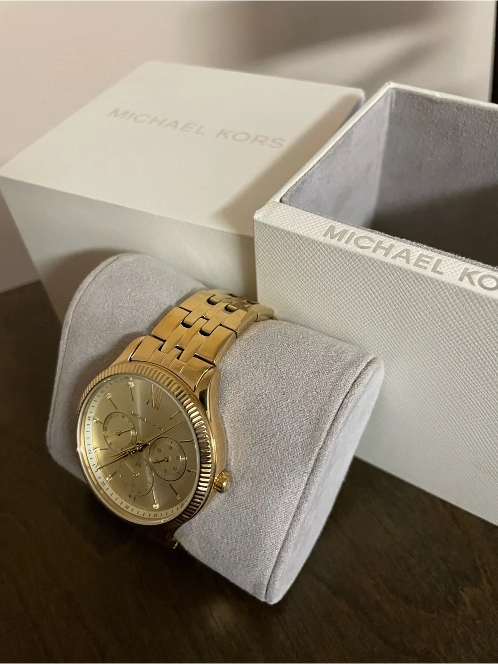 Michael Kors Gold-Tone Men's Chronograph Bracelet Watch
